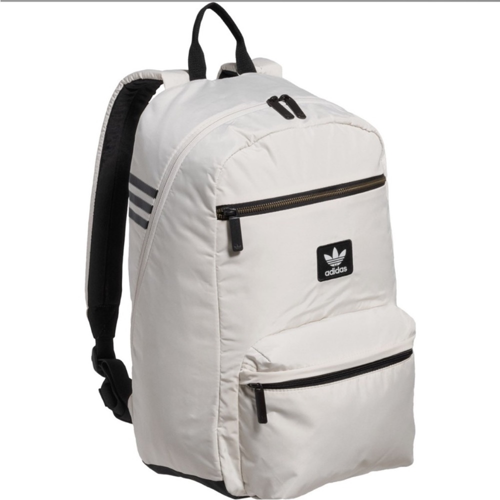 Adidas Beige Backpack with Black Accents